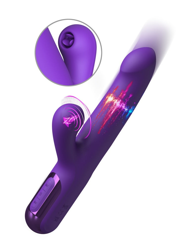 Fantasy For Her Super Sonix Thruster rabbit vibrator med thrusting-funktion
