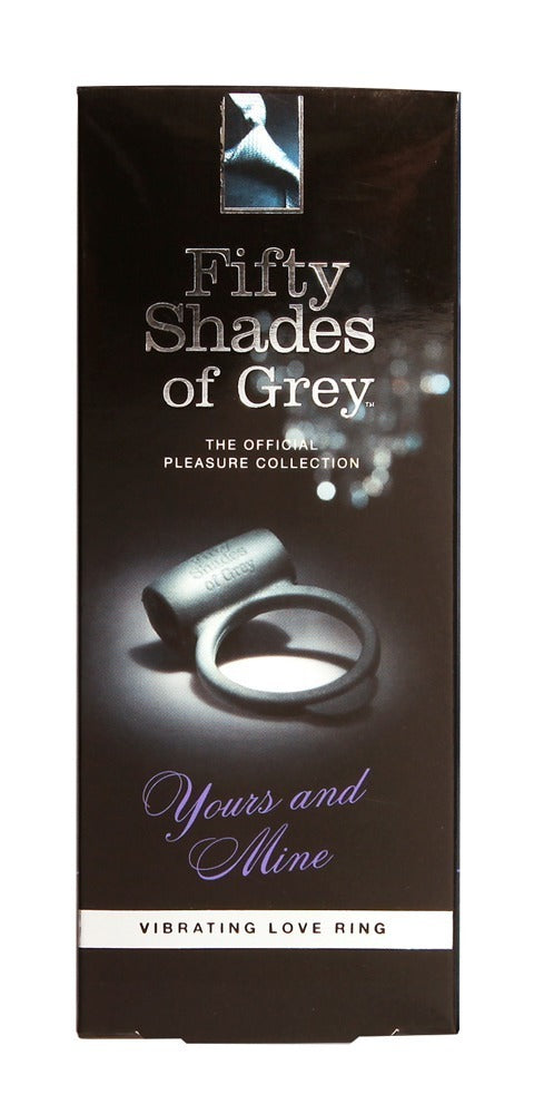 Fifty Shades penisring med lille vibrator og én-knaps betjening