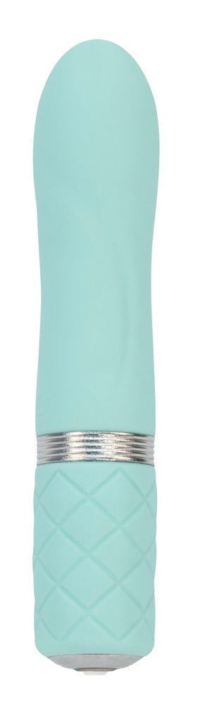 Flirty Teal vibrator med funklende Swarovski-knap
