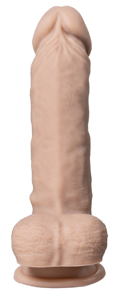 17,8 cm realistisk dildo med memory-effekt og sugekop