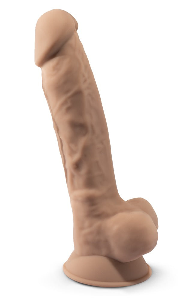 Formbar realistisk dildo med sugekop og silkeglat silikoneoverflade