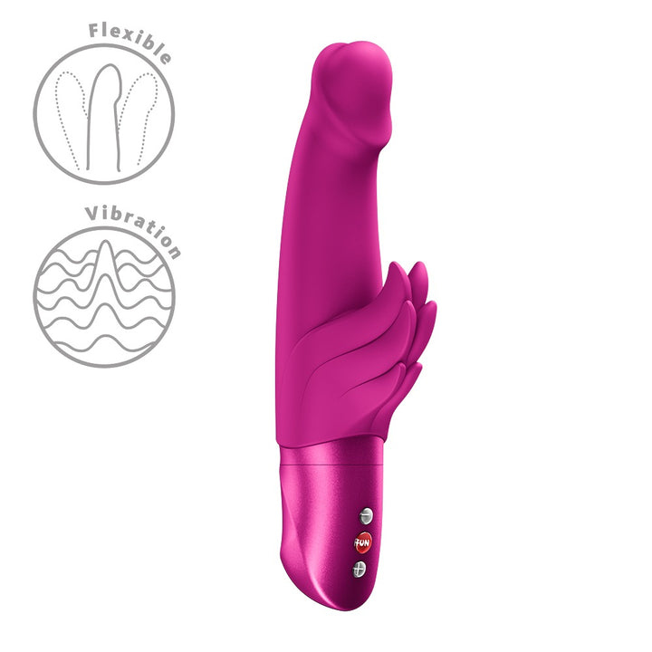 Fun Factory Wicked Angel rabbit vibrator med fleksible vinger og blød silikone