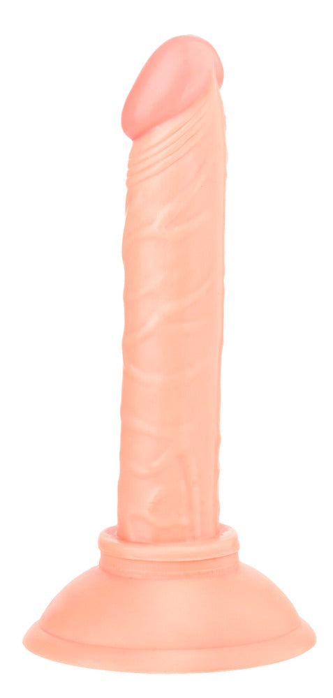 G-Girl Style 5 fleksibel hudfarvet dildo med sugekop