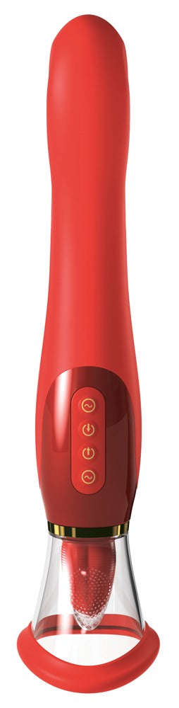 Multistimulator med 10 vibrationsmønstre og 7 bevægelsesrytmer