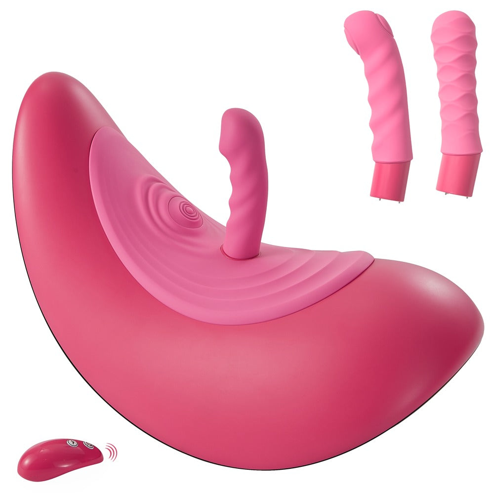 Hands-free sex machine med thrusting, vibration, tapping og fjernbetjening