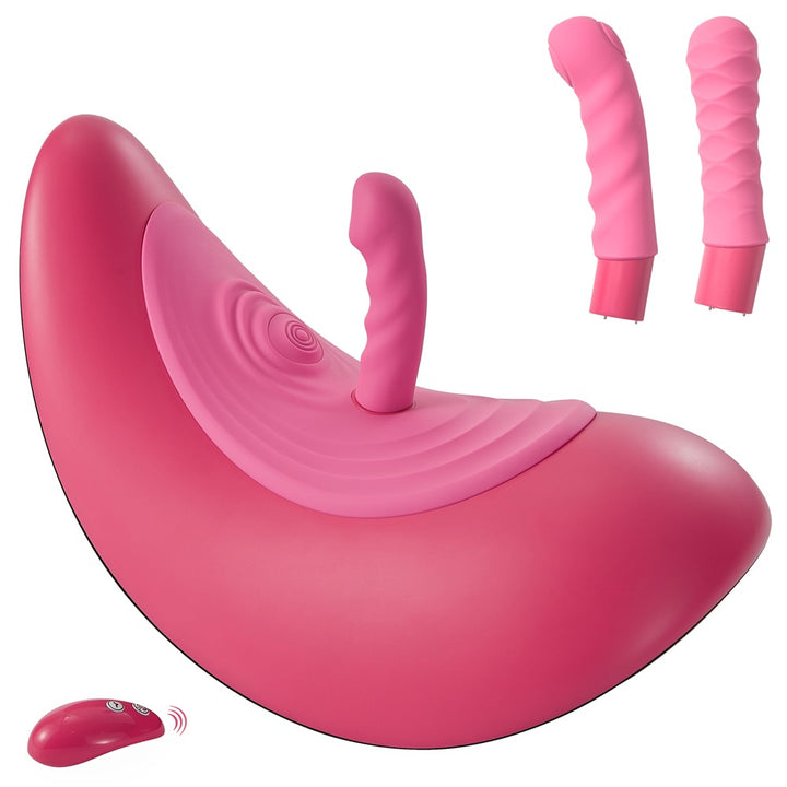 Hands-free sex machine med thrusting, vibration, tapping og fjernbetjening