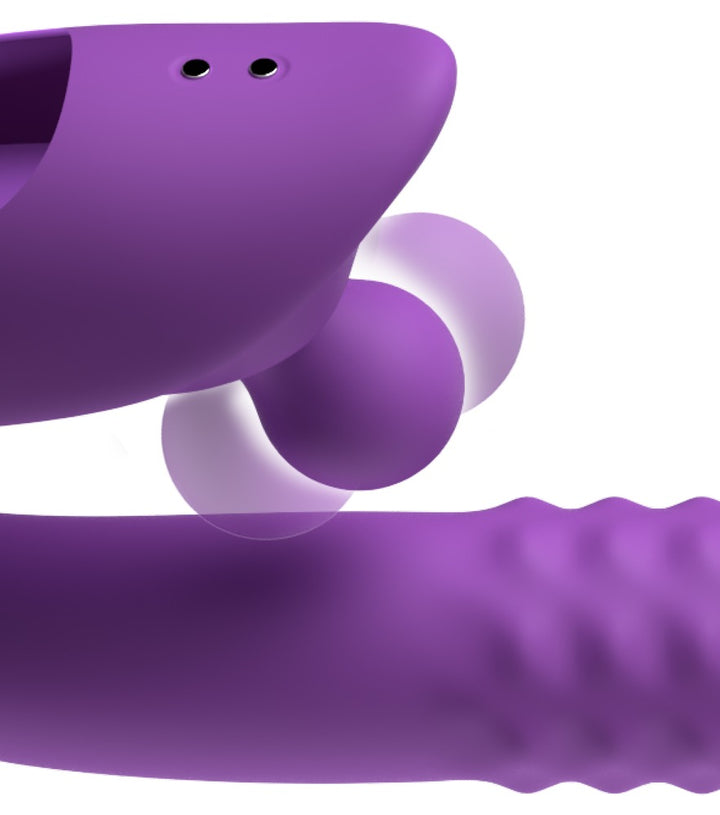 Harmoni Pro genopladelig rabbitvibrator med USB-kabel