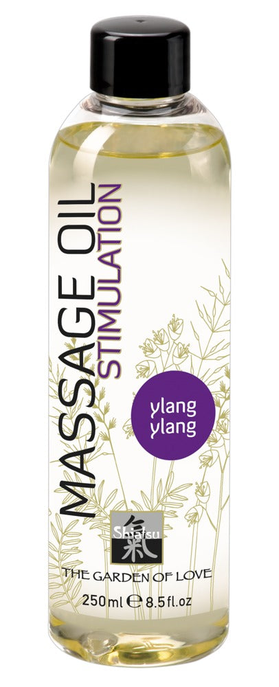 Shiatsu Stimulation sensuel massageolie med ylang-ylang-duft