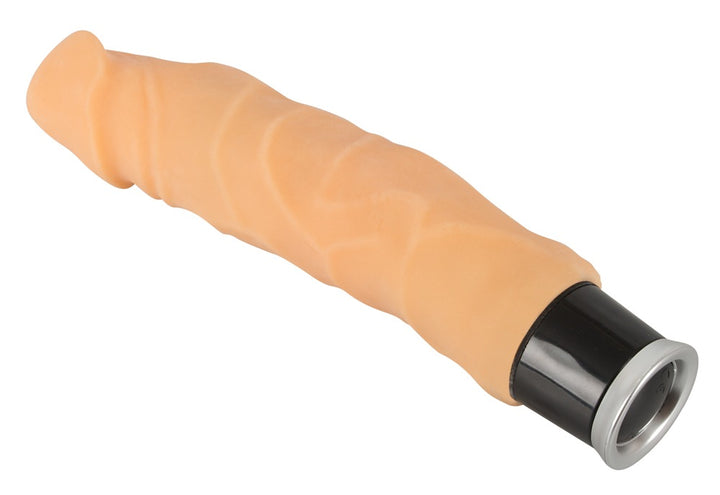 Batteridrevet Nature Skin vibrator til 2 x AA-batterier uden batterier inkluderet