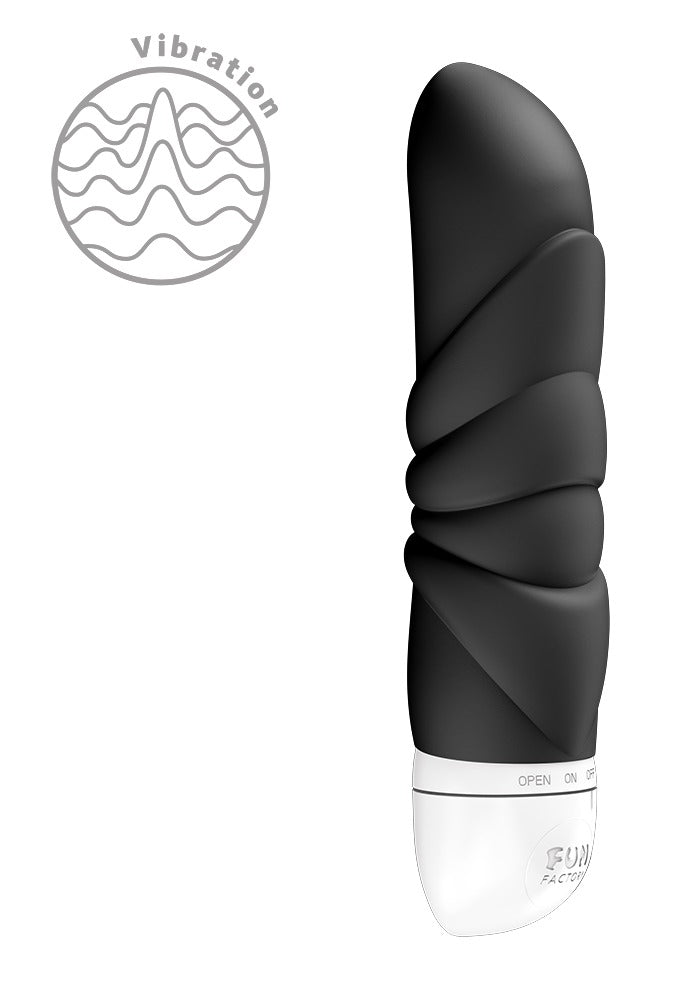 Kompakt mini vibrator med dybe vibrationer og travel lock