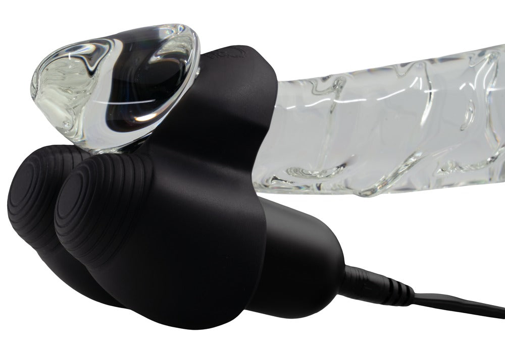 Genopladelig penisvibrator med 2 motorer og USB-C-opladning