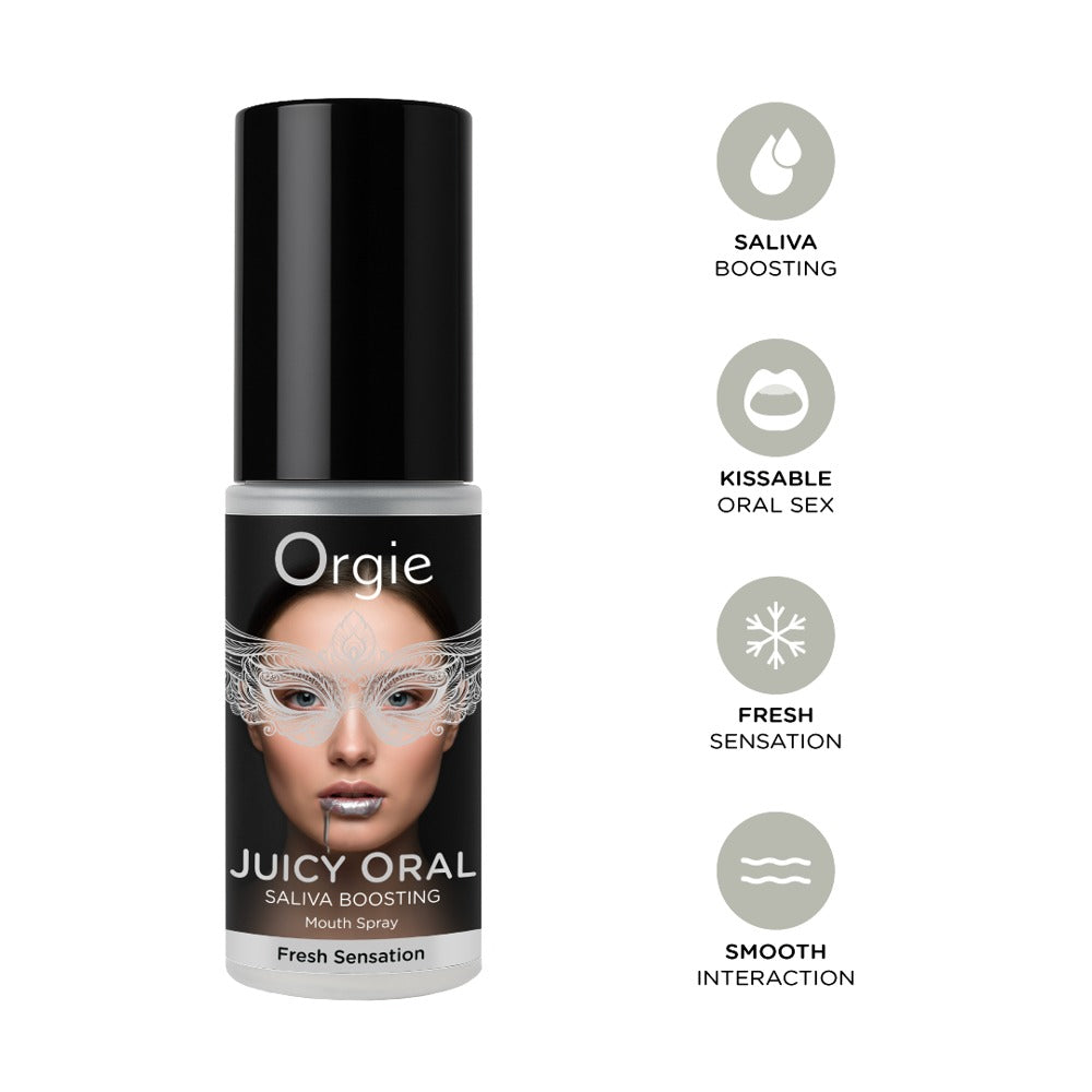 Juicy Oral saliva boosting mouth spray fra Orgie