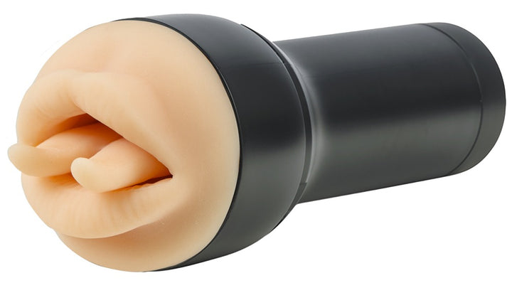 Kiiroo mouth stroker med aftagelig sleeve og beskyttende låg