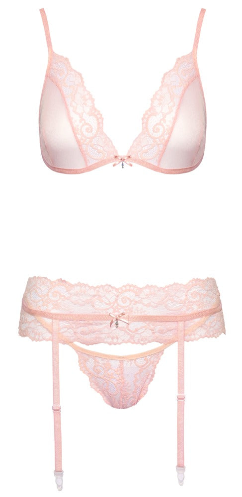 Kissable bra suspender set med justerbare stropper