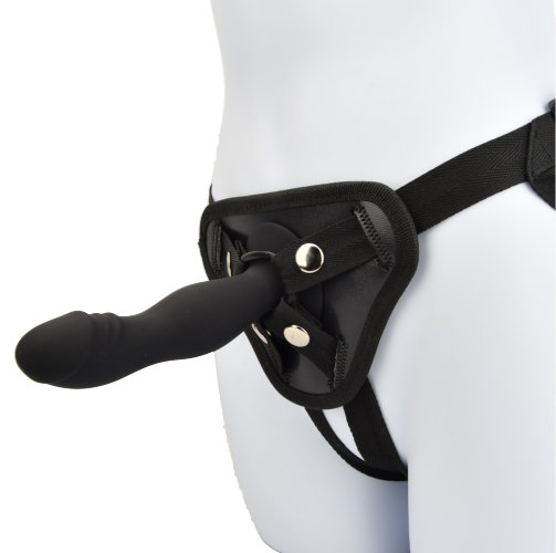 Loving Joy strap-on sæt med silikone dildo og justerbart harness
