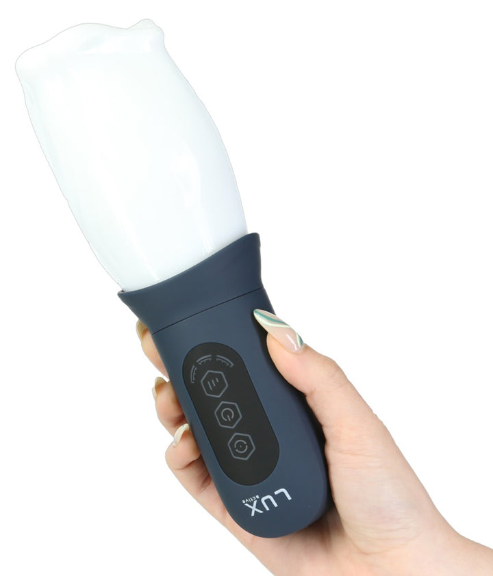 LUX active First Class Rotating Masturbator Cup med USB-opladning