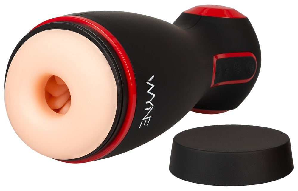 WYNE masturbator med aftagelig nubret sleeve og USB-opladning