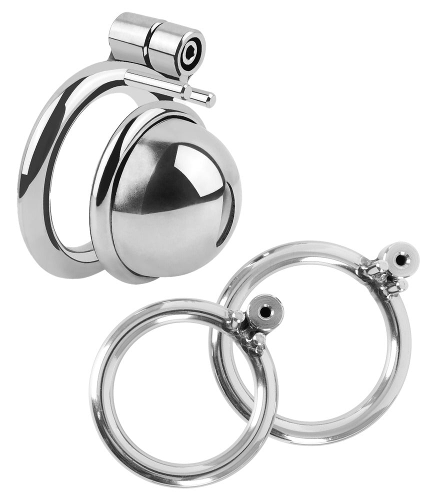 Kompakt chastity cage med sikkerhedslås og Allen key