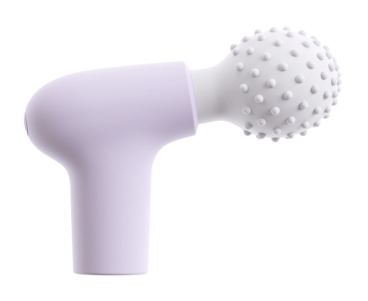 Kompakt mini massagevibrator i massagepistol-design til ydre stimulation