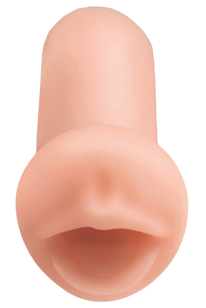 Mouth Opening Masturbator i blødt TPR-materiale med realistisk mundåbning