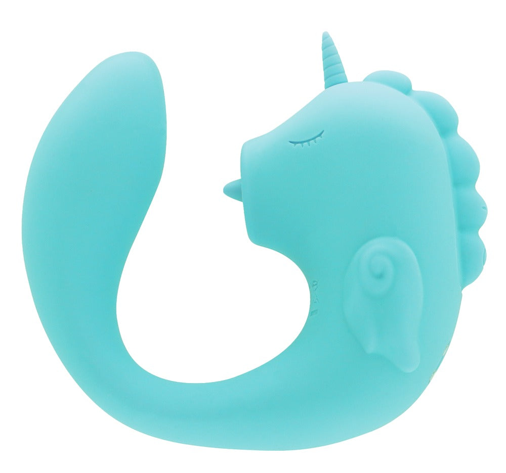 Genopladelig silikonevibrator med 10 vibrationsprogrammer og USB-kabel