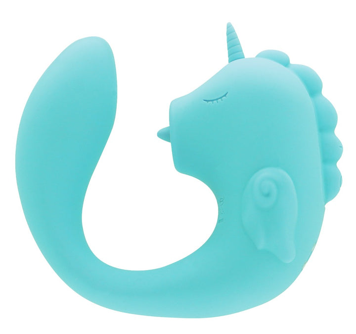 Genopladelig silikonevibrator med 10 vibrationsprogrammer og USB-kabel