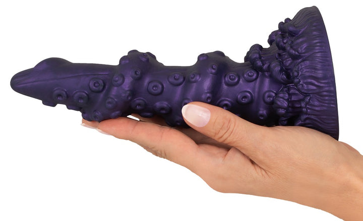 Octopus Prime fantasy dildo med sugekop og metallisk hav-inspireret design