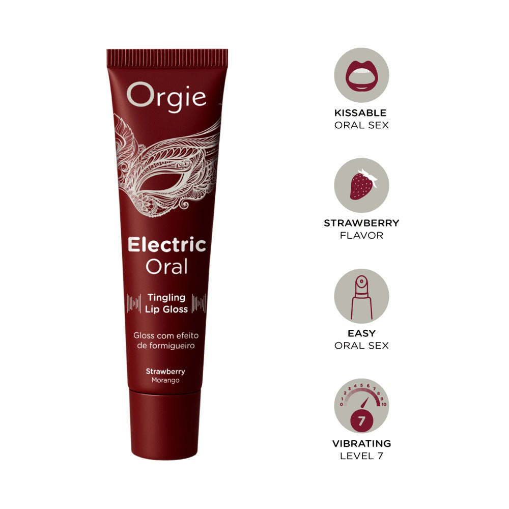 Orgie Electric Oral lip gloss med intensitet 7/10