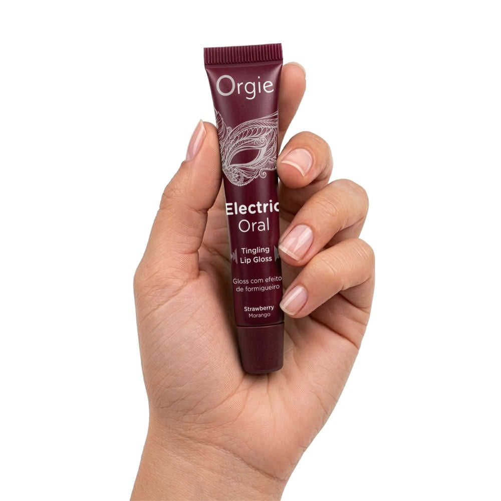 Orgie Electric Oral Strawberry Tingling Lip Gloss 10 ml