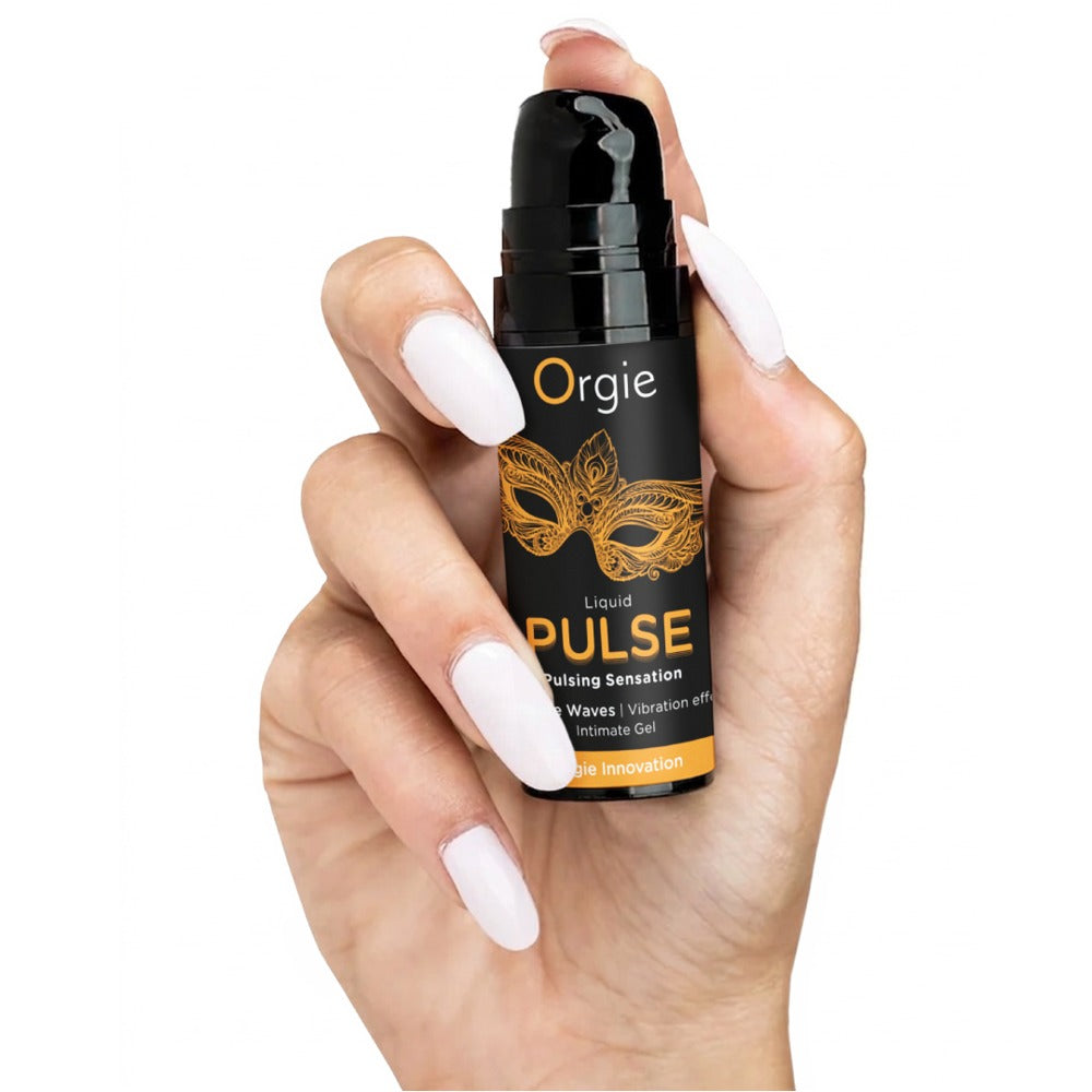Orgie Liquid Pulse Ice Caramel stimulation gel 15 ml