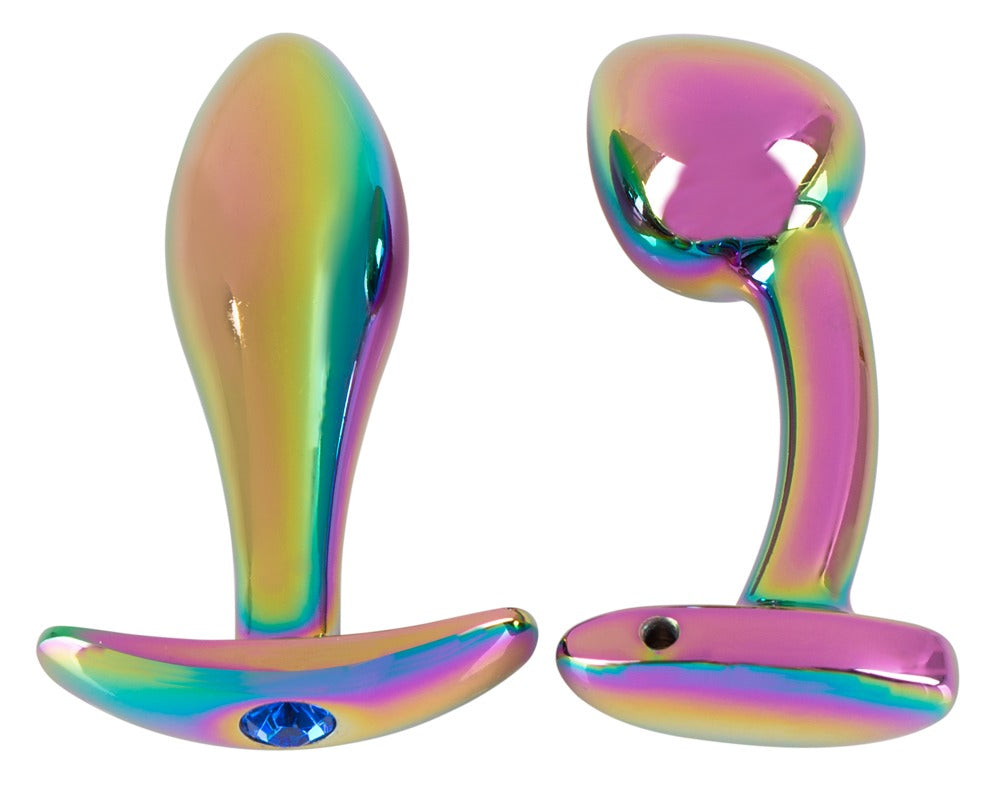 Rainbow metal plugs til temperaturleg og anal stimulation