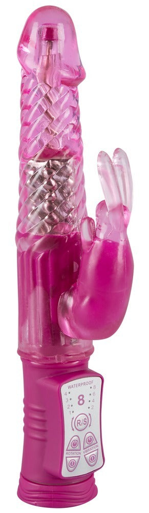Pearl Rabbit Vibrator med roterende perleskaft og rabbit-stimulator