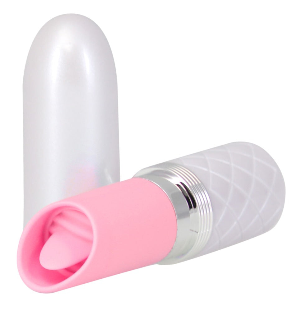 Pillow Talk Lusty vibrator med låg i elegant læbestift-look