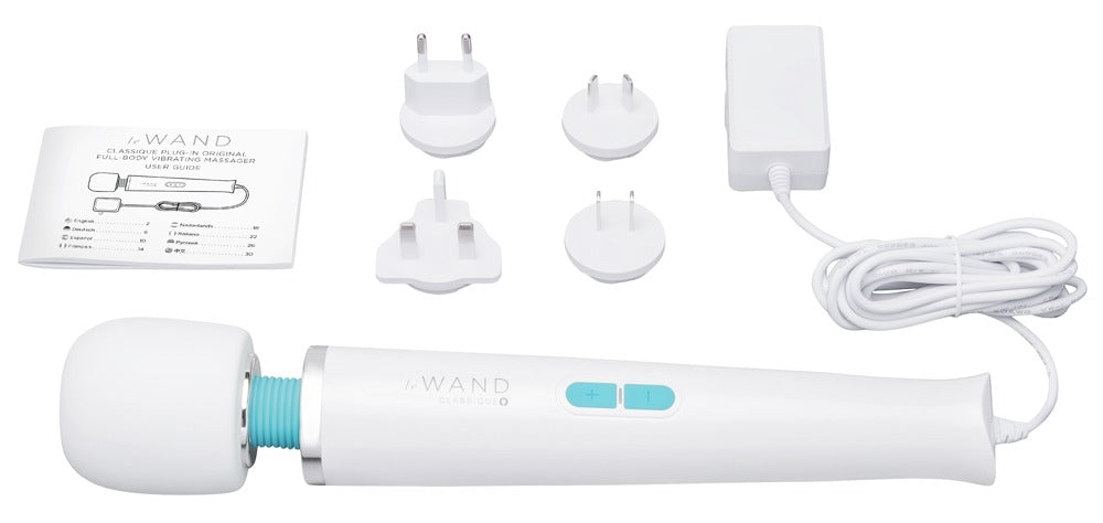 Luxury massage wand til ydre stimulation, klitorisnær nydelse og kropsmassage