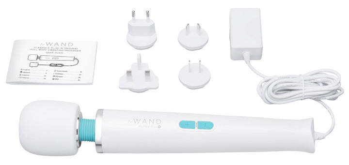 Luxury massage wand til ydre stimulation, klitorisnær nydelse og kropsmassage