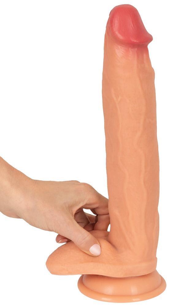 Real Giant dildo på 32,7 cm med 26 cm indføringslængde