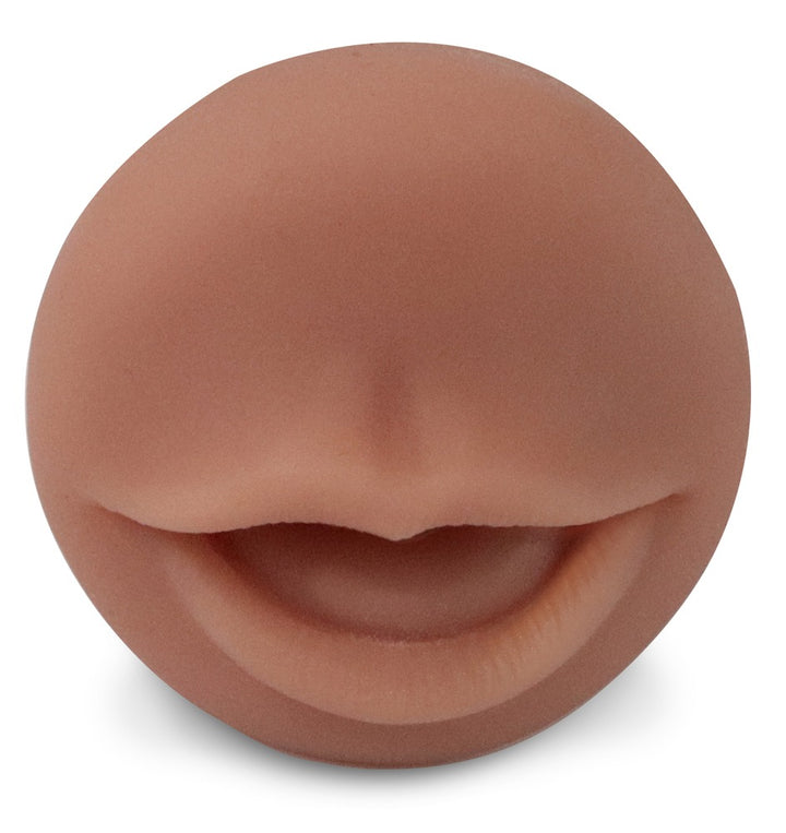 Hudfarvet Coed Cocksucker masturbator med håndholdt og fleksibel form