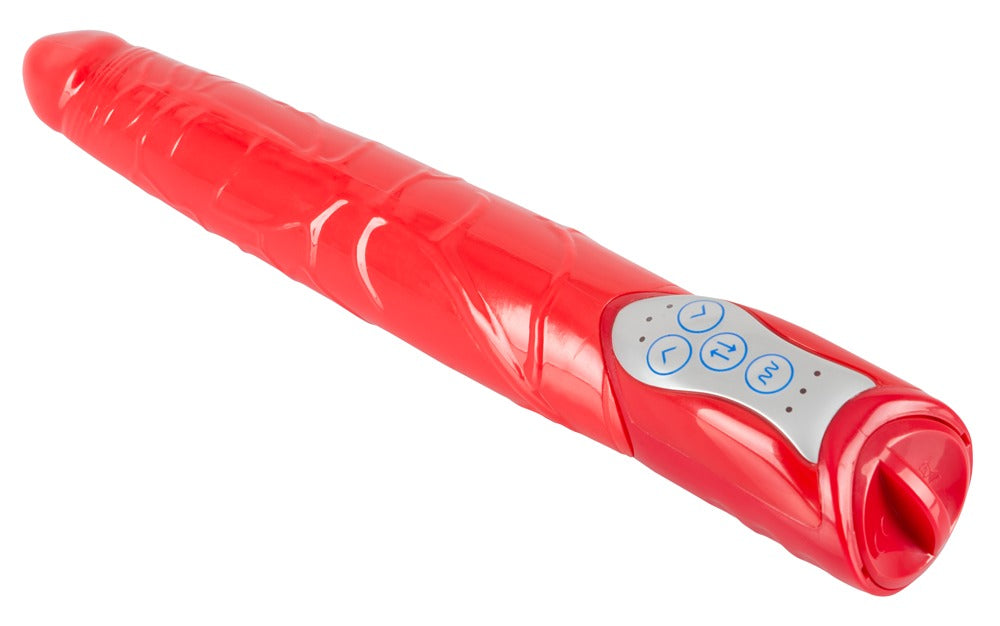 Realistisk vibrator med 3 thrusting-styrker og 7 vibrationer