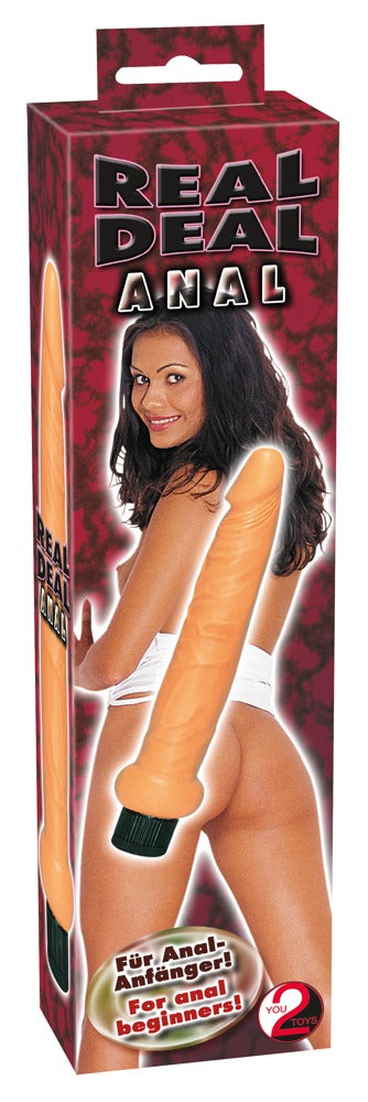 Realistisk vibrator i PVC og ABS med justerbar vibration
