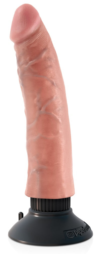 Bøjelig vibrator med vibrationer, PVC-overflade og stærk sugekop