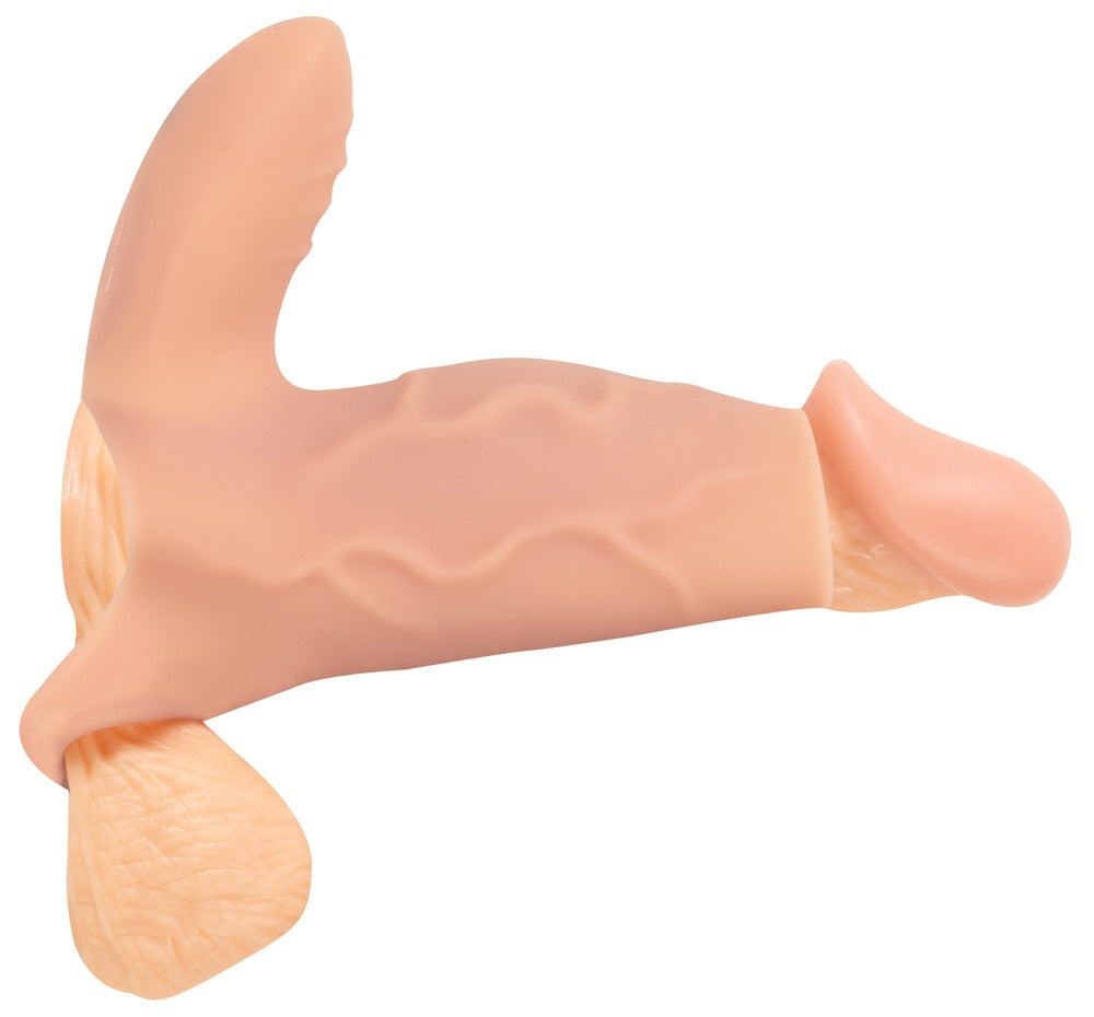 Realistixxx RealSleeve Clit S vibrerende penissleeve med klitorisstimulator