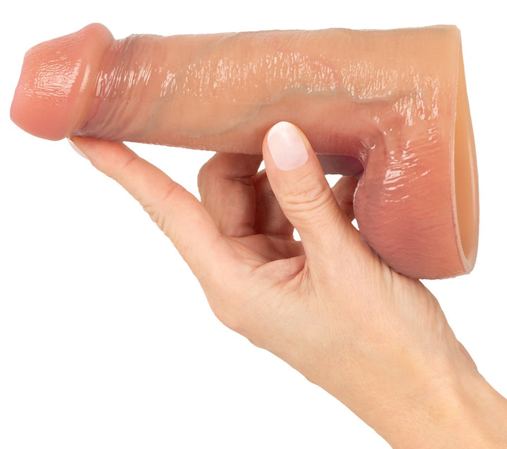 Realistixxx RealSleeve Intense cock and ball sleeve i blød silikone