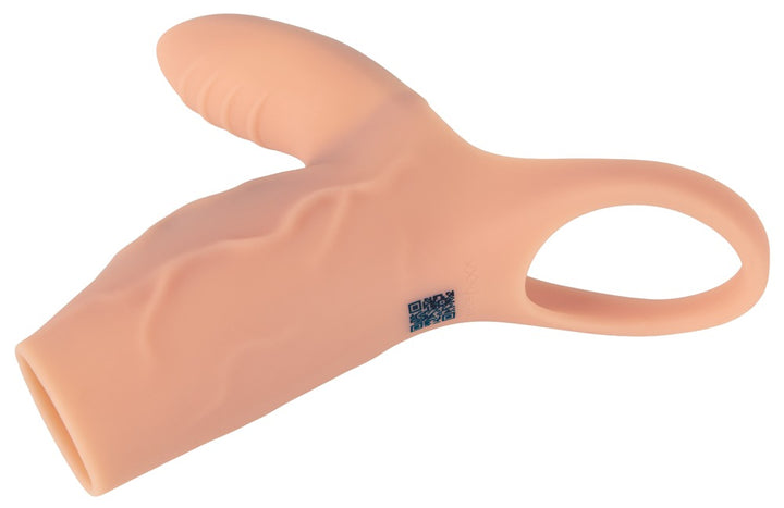 Realistixxx genopladelig silikone sleeve med USB-opladning
