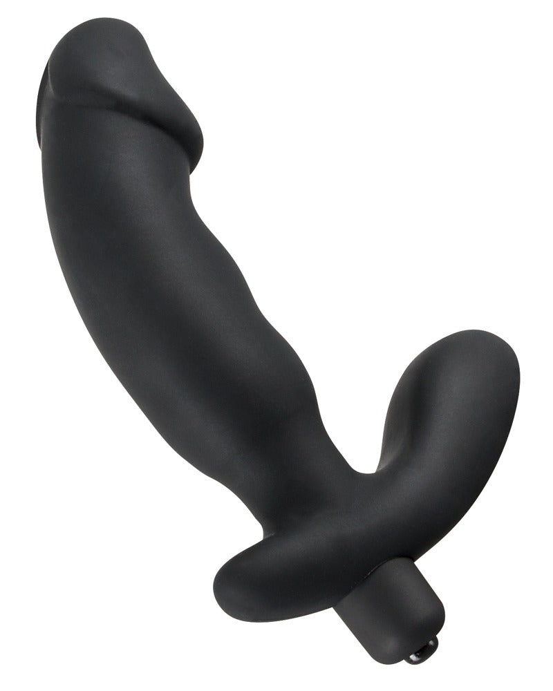 Sort Rebel Cock-Shaped Vibe med aftagelig bullet-vibrator