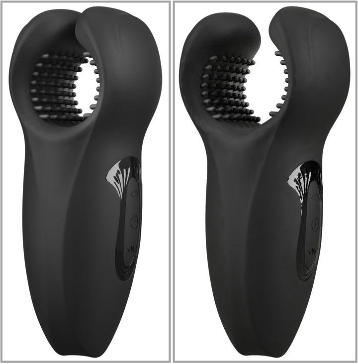 Mandlig vibrator i silikone, PU og ABS med diskret levering