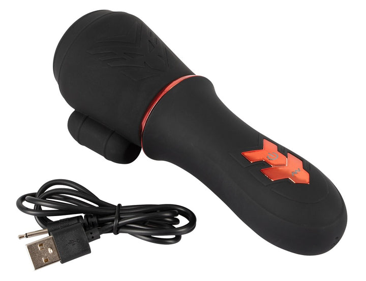 Sort glans vibrator med 6,1 cm indføringsdybde og diskret levering