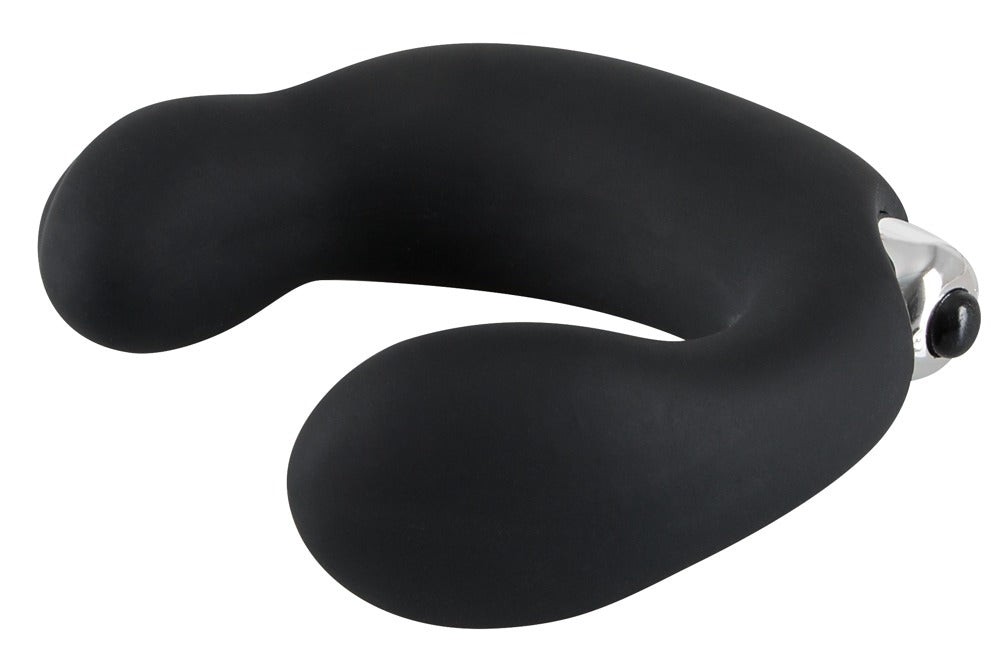 Kompakt prostata massager i silikone med PU-coating og ABS