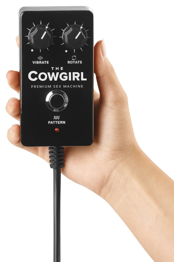 The Cowgirl Premium med Rawhide og Wild West attachments i silikone
