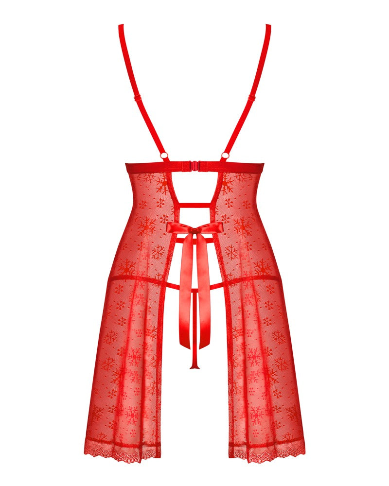 Obsessive Claussica lingeri med fleksibel pasform og romantisk styling