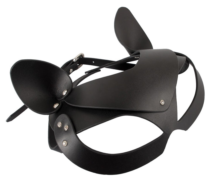 Bad Kitty Cat Mask Rhinestones med trykknapper i nakken